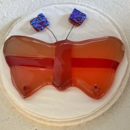 Het verhittingsproces van de levensvlinder, waarbij de twee lagen weer versmolten worden.